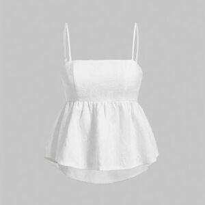 Elegant White Sleeveless Top